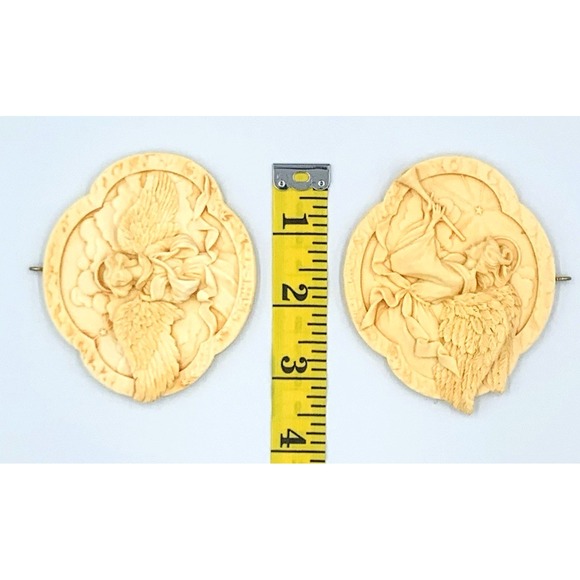 #1 & #2 Heavenly Angels Collector's Series Hallmark Keepsake Ornaments 1991 1992 - Picture 7 of 11